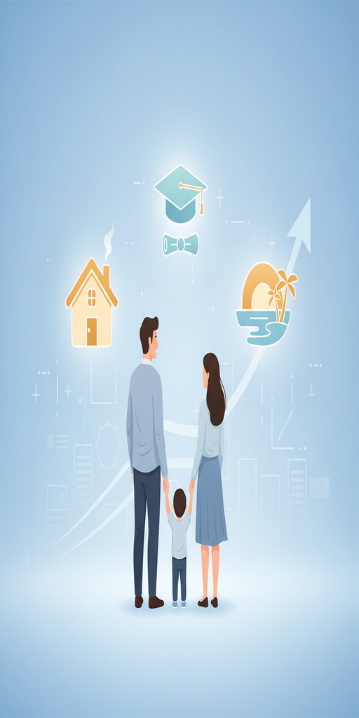 人生三大理財目標全解析|從買房、子女教育到退休的完整規劃 1 人生三大理財目標全解析|從買房、子女教育到退休的完整規劃