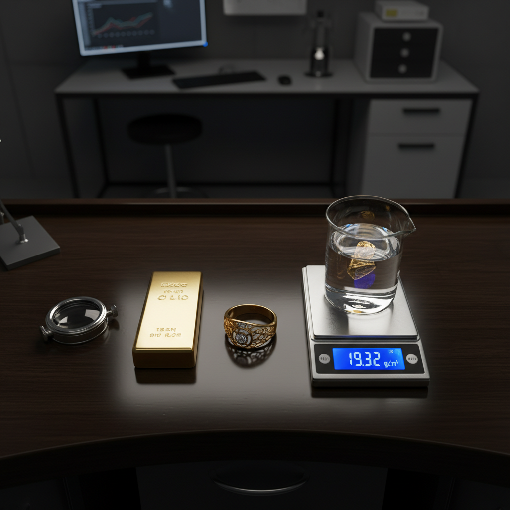 黃金密度是多少|24K純金與18K金密度換算及真假辨別教學