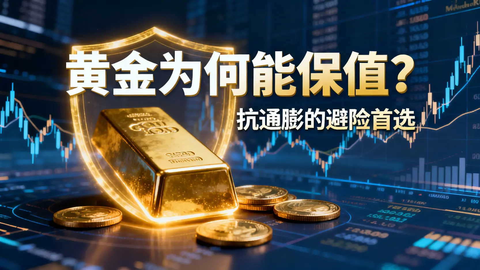 為什麼黃金可以保值?一篇搞懂抗通膨、避險原理與5大投資管道 1 為什麼黃金可以保值?一篇搞懂抗通膨、避險原理與5大投資管道