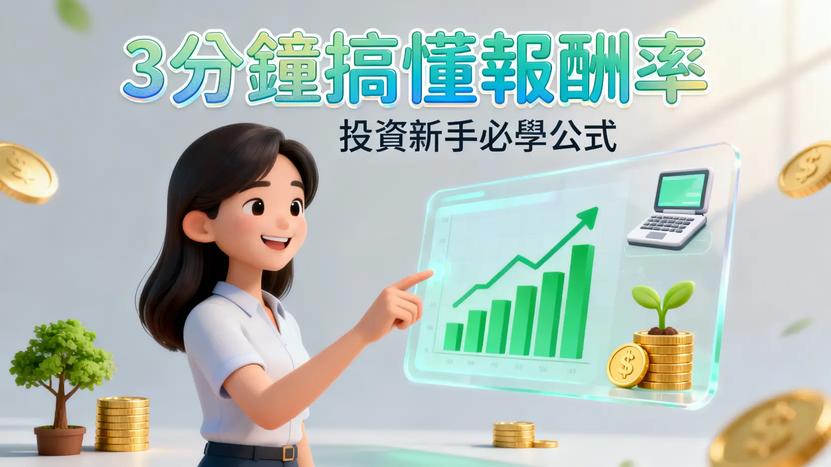 報酬率是什麼?投資新手必學!3分鐘搞懂報酬率計算公式與年化報酬率 1 報酬率是什麼?投資新手必學!3分鐘搞懂報酬率計算公式與年化報酬率