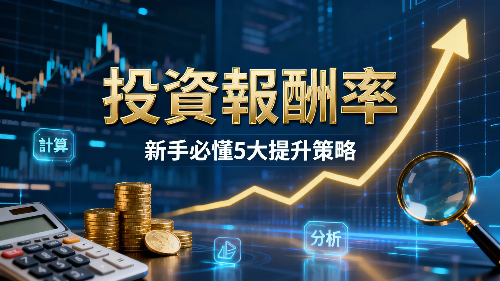 投資報酬率是什麼？新手必懂計算公式、合理範圍與5大提升策略全解析