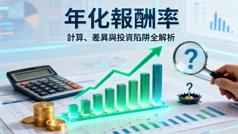 什麼是年化報酬率？公式計算教學、與總報酬率差異及常見陷阱全解析
