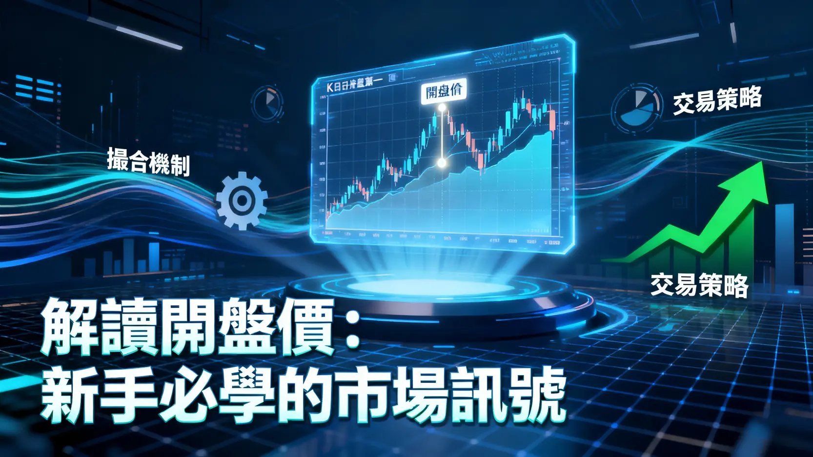 什麼是開盤價？從撮合機制到3大交易策略，新手必學的市場訊號解讀