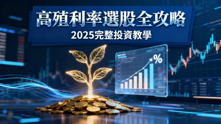 什麼是殖利率？高殖利率股票好嗎？2025最完整殖利率計算與選股教學