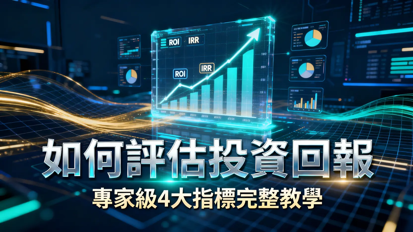 如何評估投資回報？從ROI到IRR，專家級4大指標完整教學