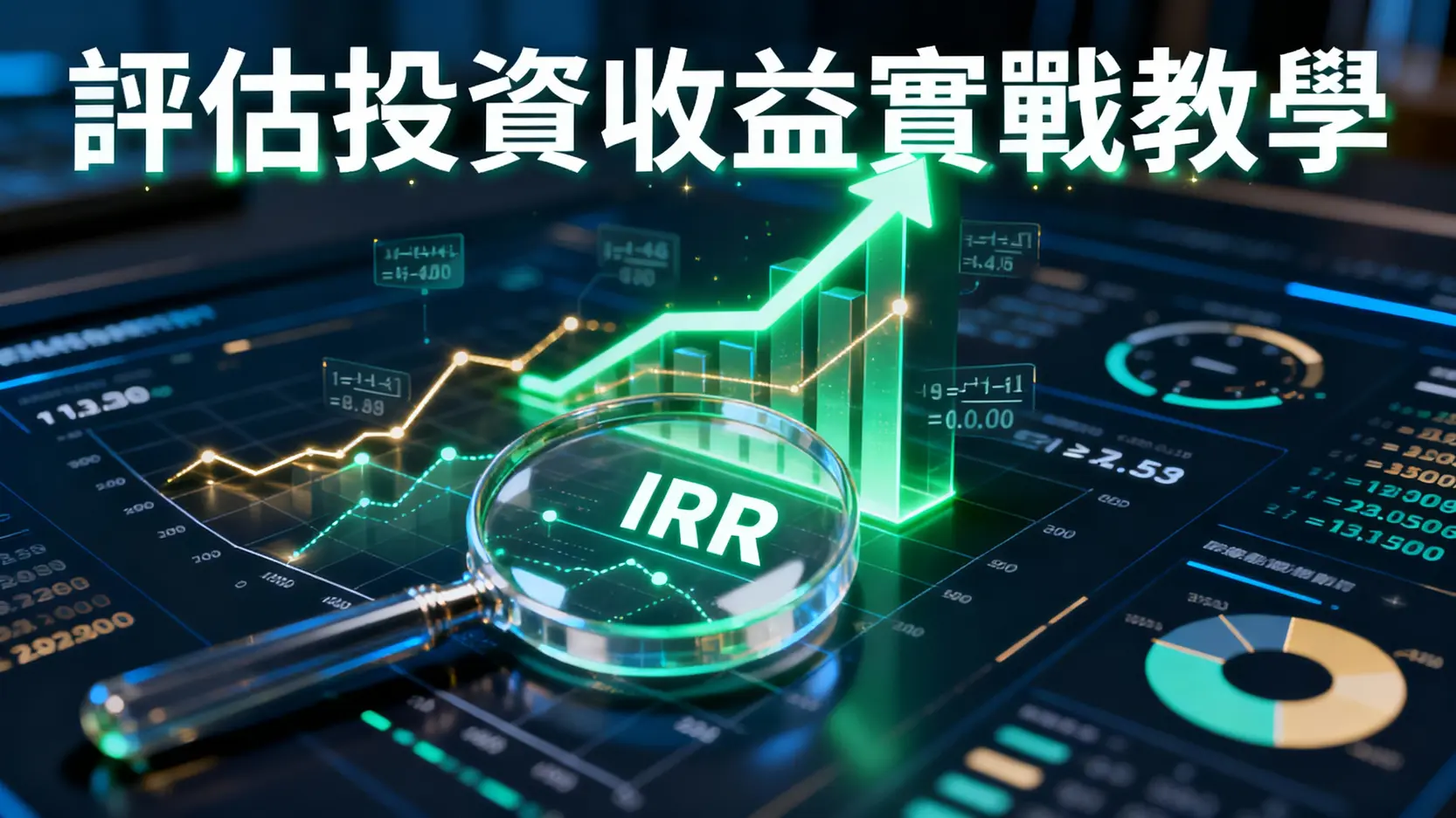 如何評估投資收益?從報酬率計算到IRR實戰教學|2025新手指南 1 如何評估投資收益?從報酬率計算到IRR實戰教學|2025新手指南