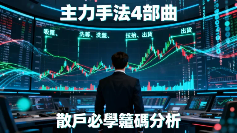 什麼是主力股？看懂主力手法4部曲，散戶跟單必學的籌碼分析教學
