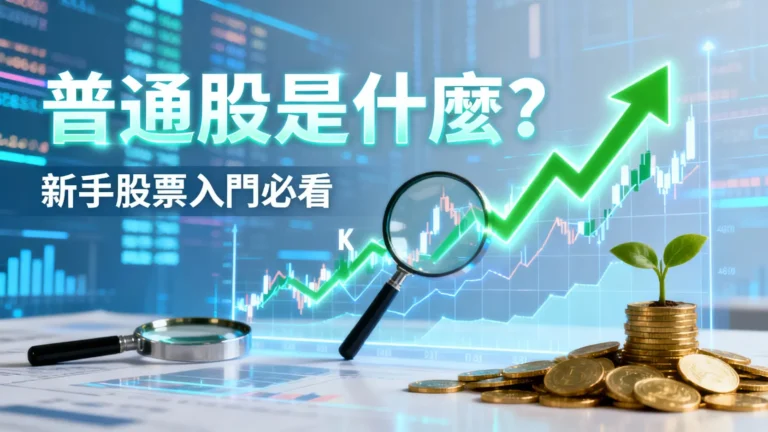 普通股是什麼？新手股票入門必看-一篇搞懂股利,風險與投資策略