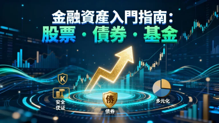 什麼是金融資產？一篇搞懂股票、債券、基金｜2025新手投資入門指南