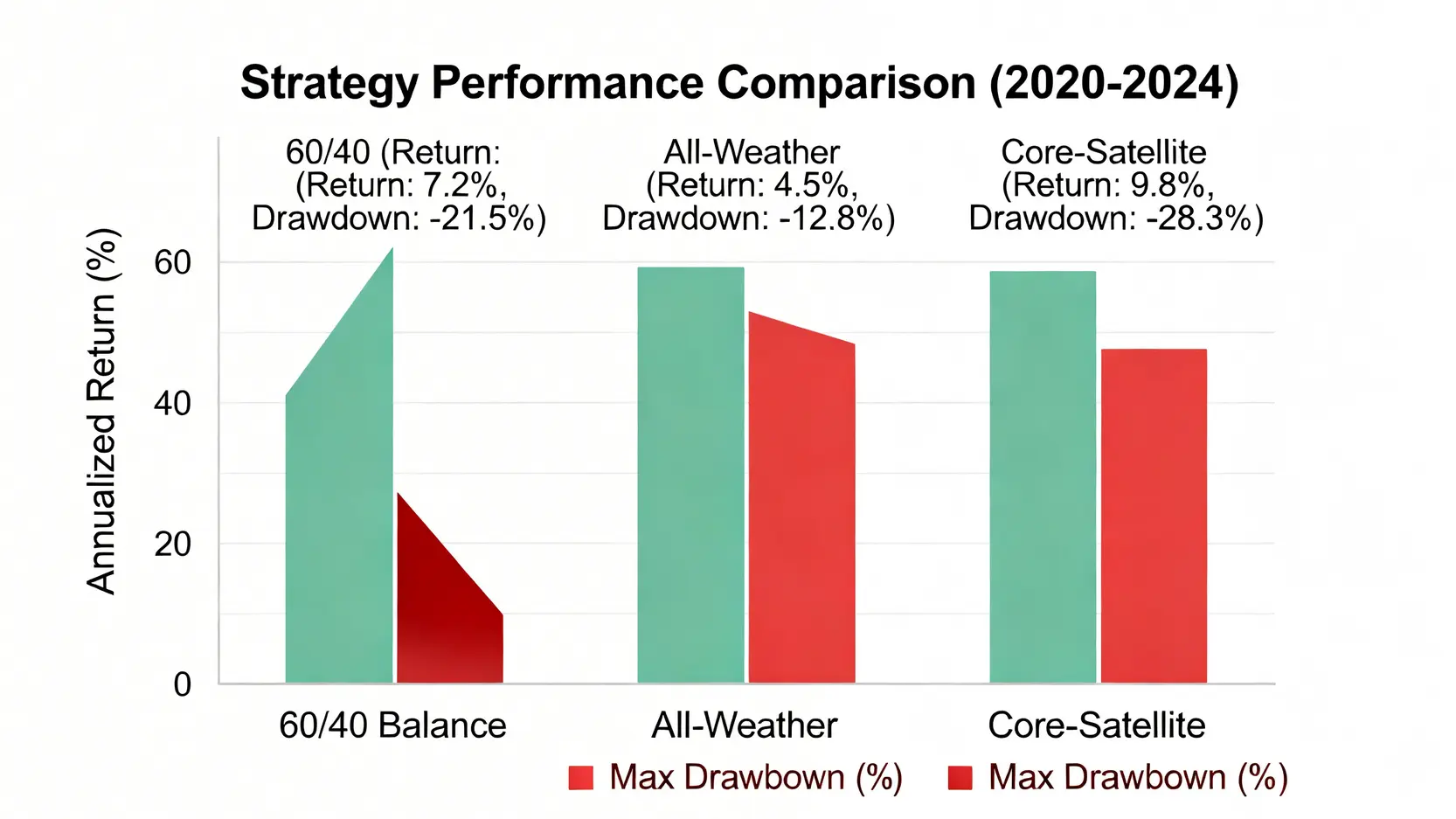 2026投資策略實戰指南:3種資產配置模型回測 3 三大投資策略績效回測對比圖,顯示