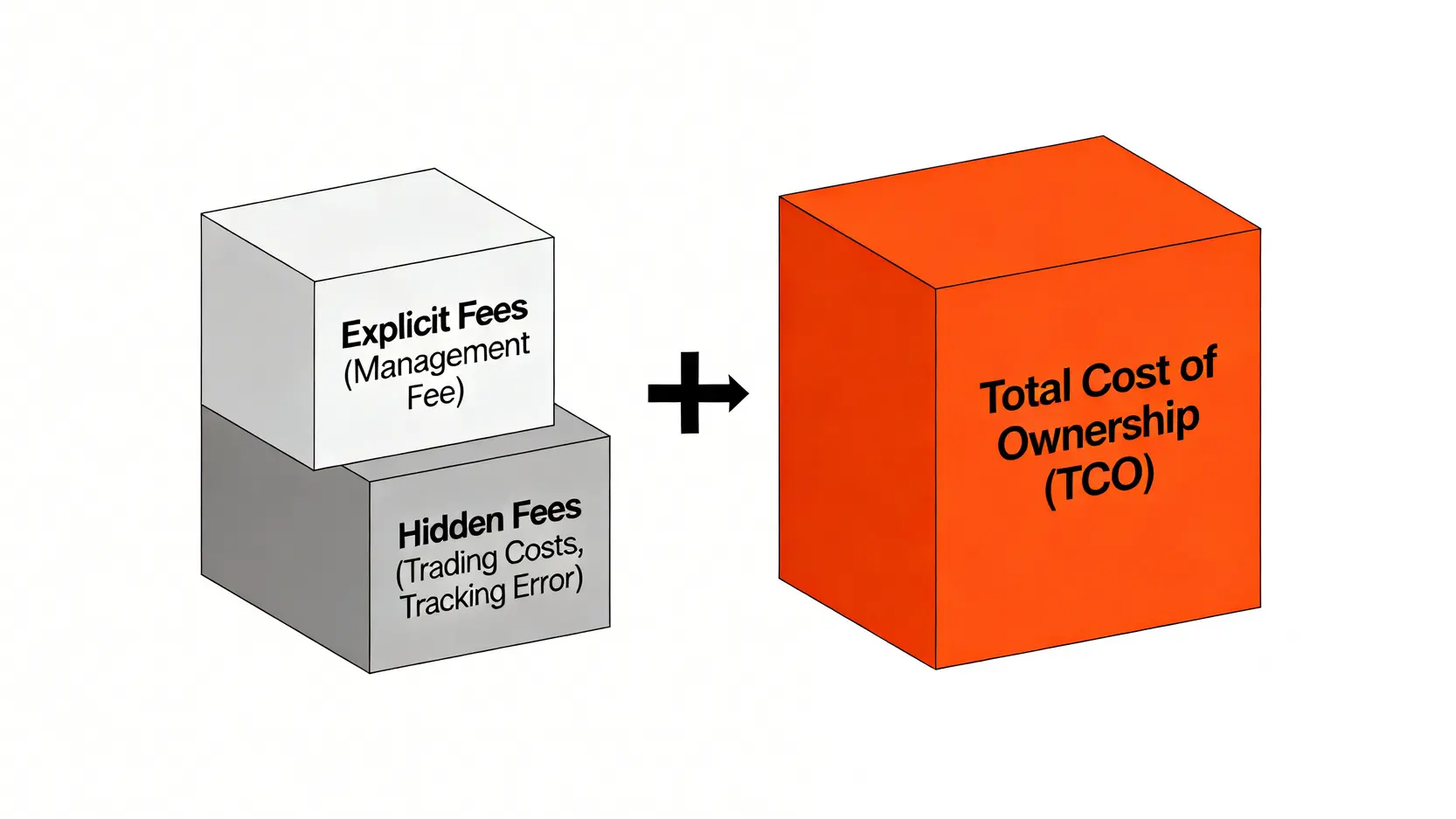 2026ETF推薦風控指南:破除高股息迷思與計算隱藏成本 3 ETF總持有成本(TCO)的計算公式,等於明確費用(管理費)加上隱藏費用(交易成本、追蹤誤差)。