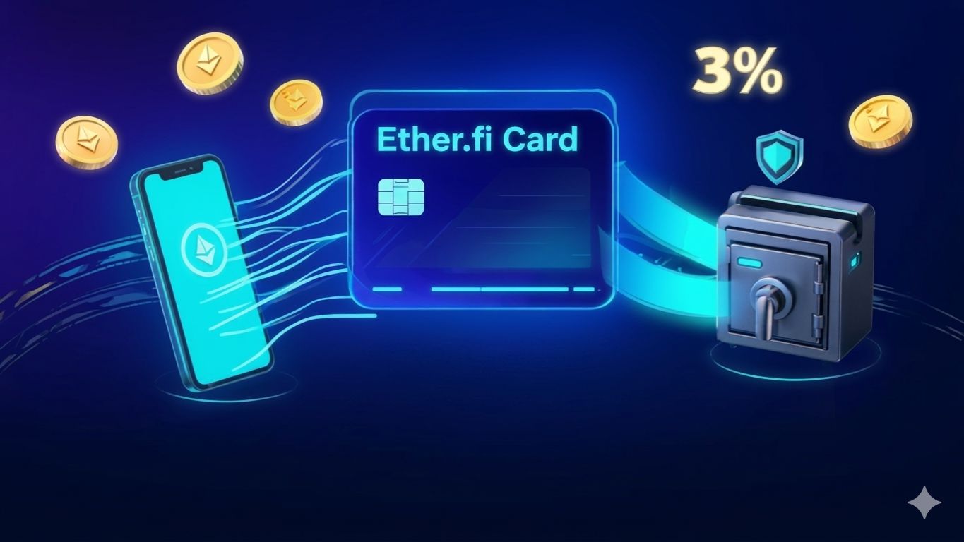 Ether.fi Card 指南:冷錢包 vs 熱錢包,哪種最安全?3%回饋全攻略 1 Ether.fi Card 終極指南:冷錢包 vs 熱錢包,哪種最安全?3%回饋全攻略