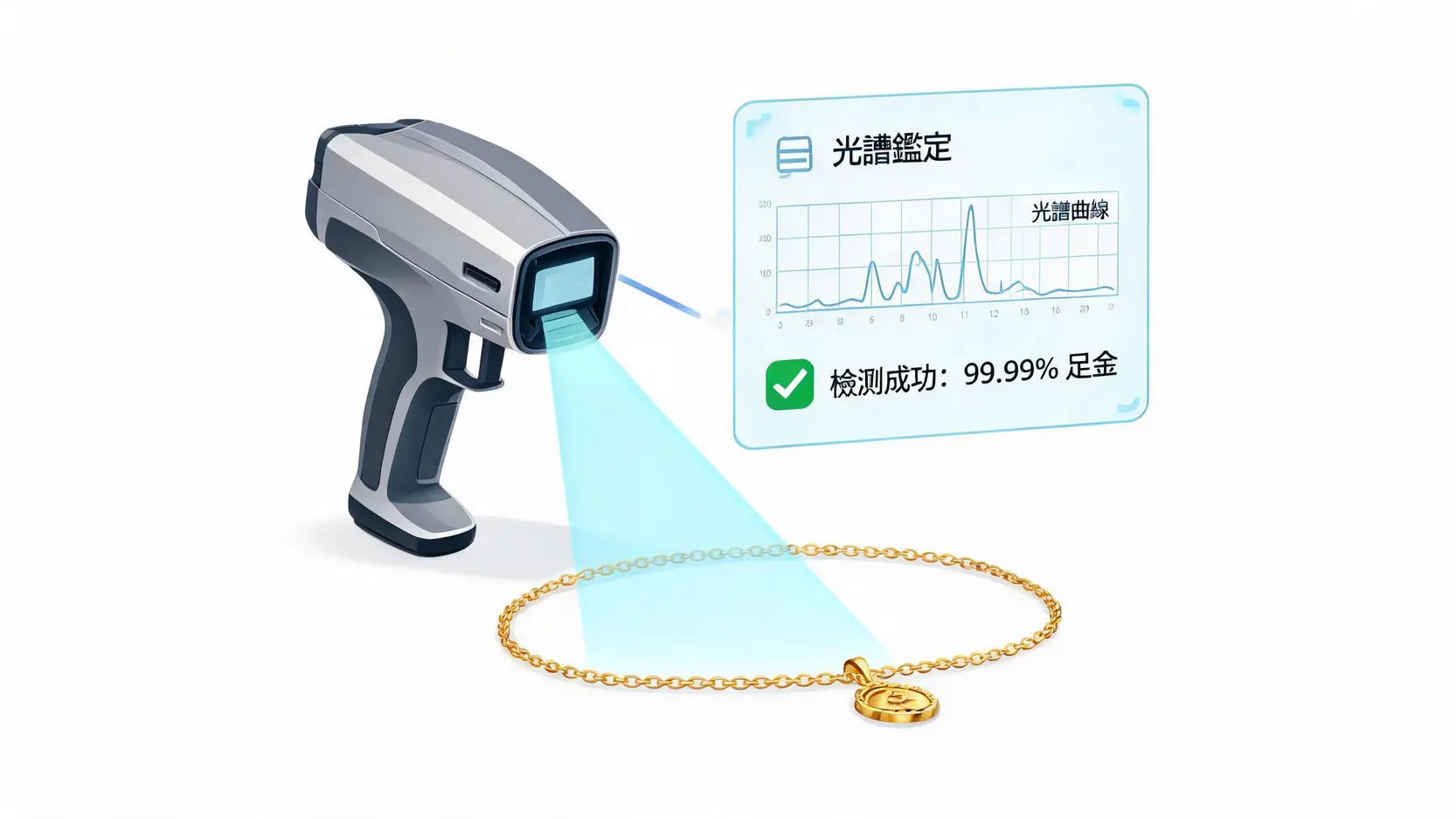 黃金保證書不見可以賣嗎?2026無保單黃金回收價格與流程大公開 3 高科技光譜儀無損檢測黃金純度