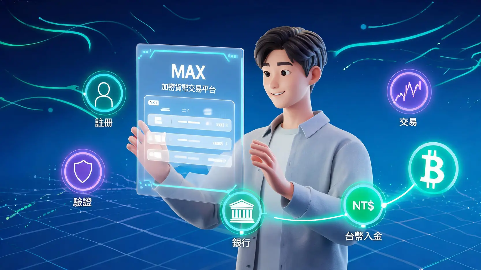 【2026 MAX 買幣完整教學】台幣入金、註冊驗證、下單交易全解析 1 【MAX買幣完整教學】2026圖文詳解:從註冊、台幣入金到下單交易,5步驟搞定