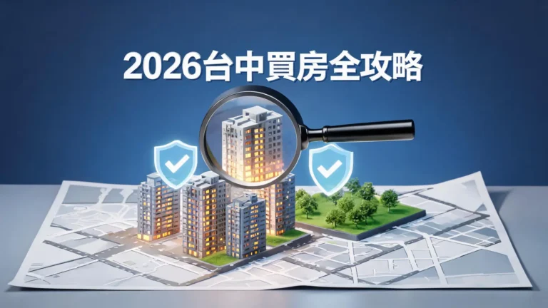 2026台中買房全攻略:首購族必看!各區房價分析與在地避坑指南 4 2026台中買房全攻略:首購族必看!各區房價分析與在地避坑指南