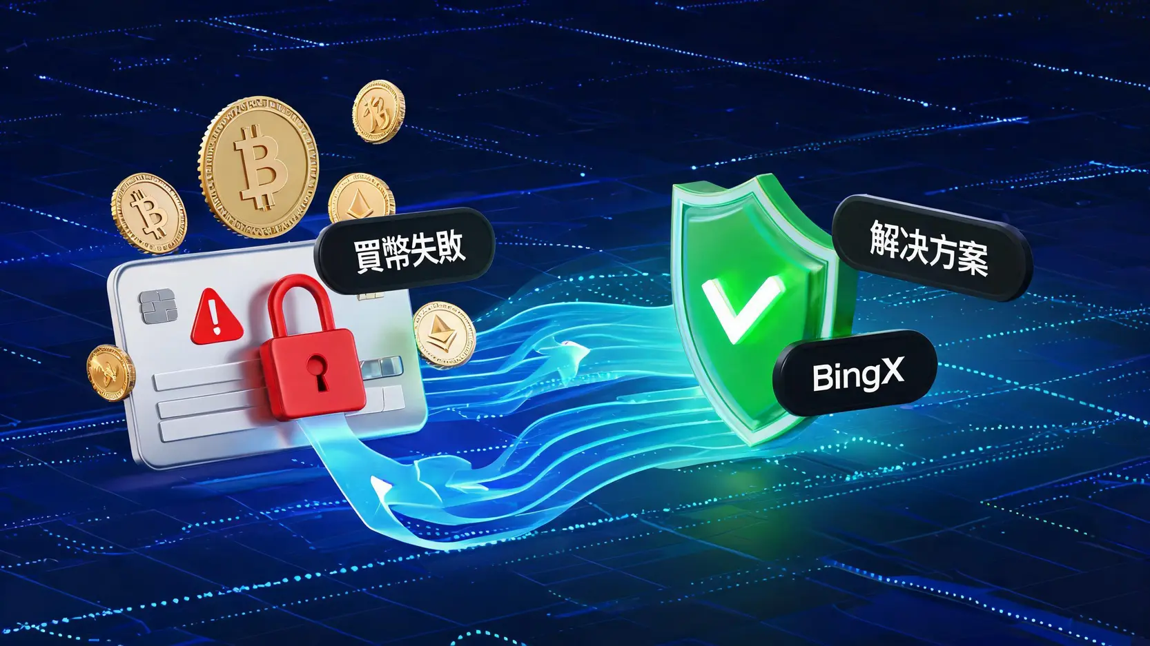 BingX 信用卡買幣失敗怎麼辦?5大常見原因與解決方案 1 BingX 信用卡買幣失敗怎麼辦?5大常見原因與解決方案