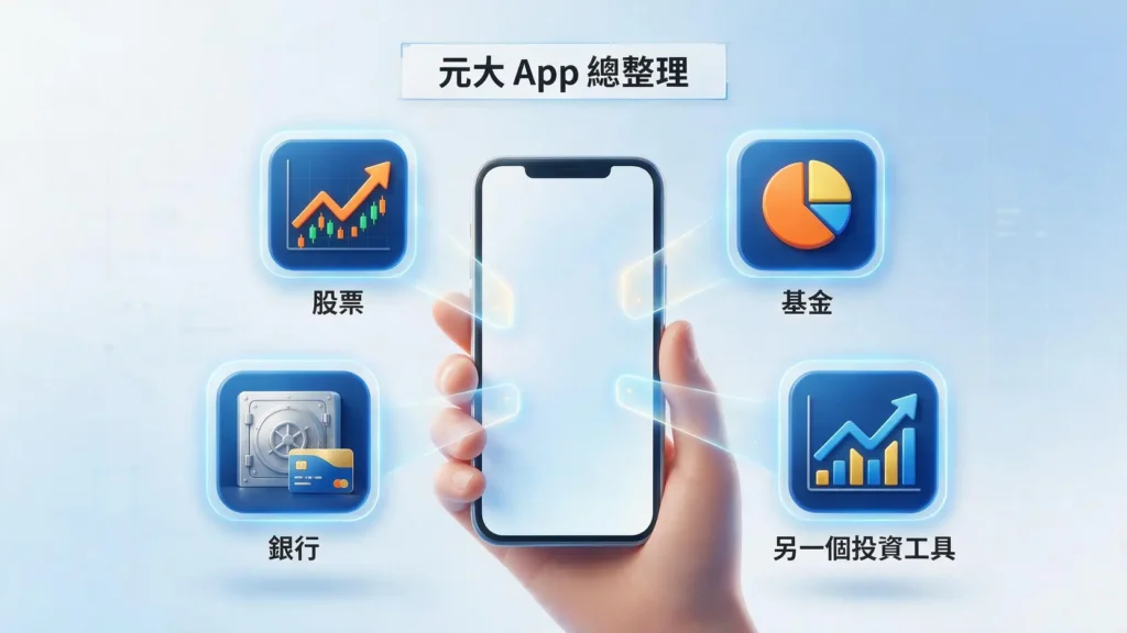 【元大App總整理】投資先生、行動精靈差在哪？一篇看懂股票、基金、銀行該用哪個！