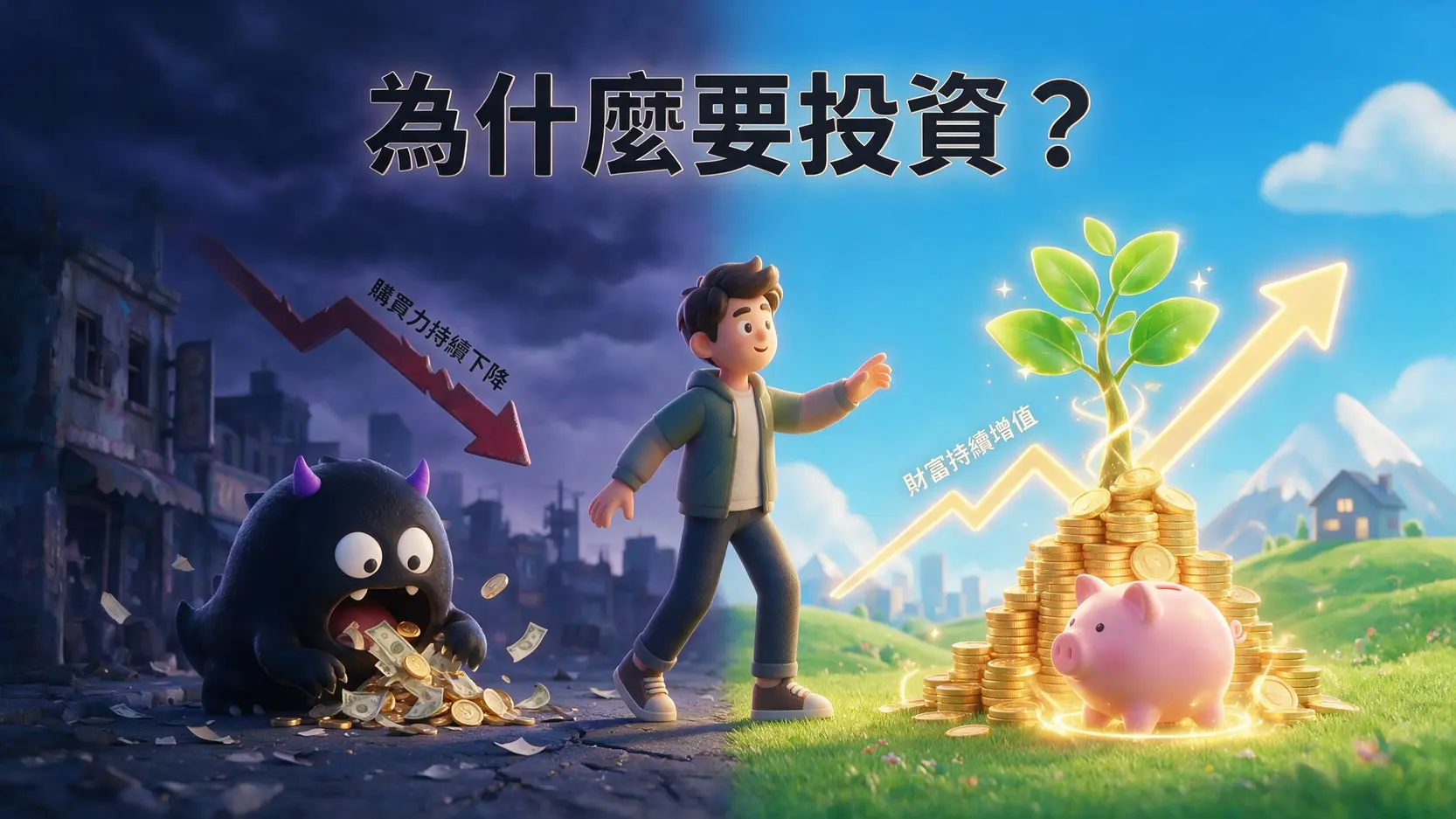 為什麼要投資?2026對抗通膨、累積財富與新手入門指南 1 為什麼要投資?2026對抗通膨、累積財富與新手入門指南