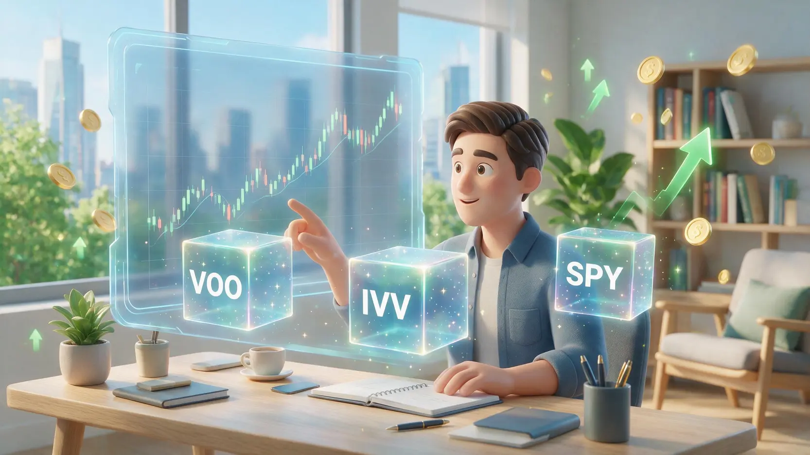 標普500ETF新手指南:VOO、IVV、SPY怎麼選?一篇看懂費用與績效差異 1 標普500ETF新手指南:VOO、IVV、SPY怎麼選?一篇看懂費用與績效差異