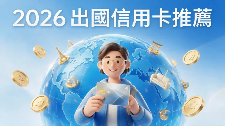 【2026出國信用卡推薦】海外消費刷哪張？最高5%回饋、免年費、機場貴賓室權益比較