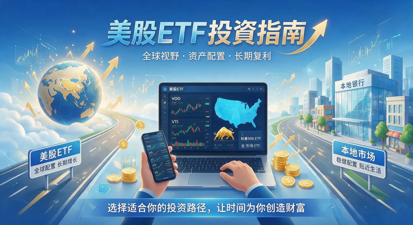 【美國大盤ETF購買教學】台灣人如何投資美股?複委託、海外券商2大管道完整圖解 1 【美國大盤ETF購買教學】台灣人如何投資美股?複委託、海外券商2大管道完整圖解